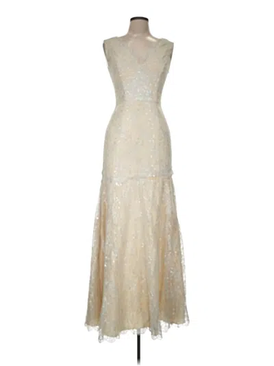 Pre-owned Erin Erin Fetherston Cocktail Dress In Ivory