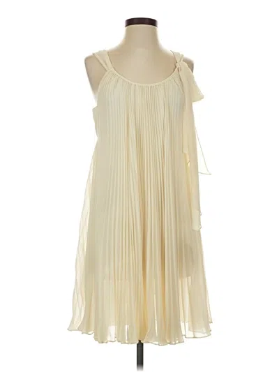 Pre-owned Erin Erin Fetherston Cocktail Dress In Ivory