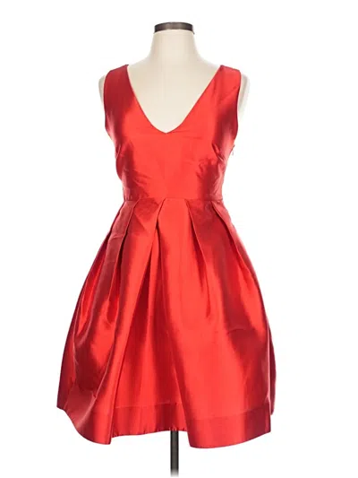 Pre-owned Erin Erin Fetherston Cocktail Dress In Red