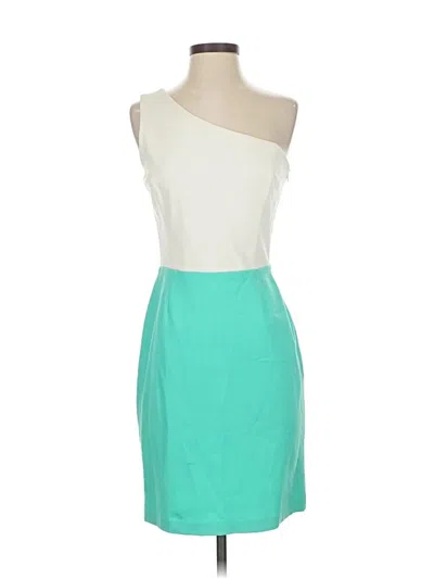 Pre-owned Erin Erin Fetherston Cocktail Dress In Teal