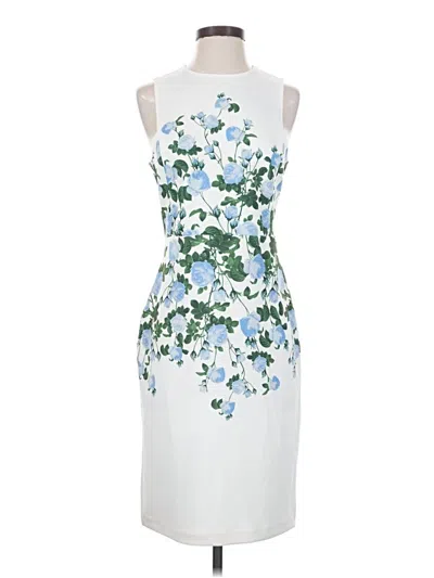 Pre-owned Erin Erin Fetherston Cocktail Dress In White
