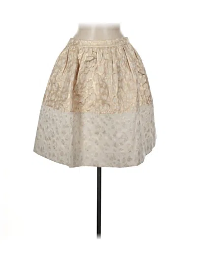 Pre-owned Erin Erin Fetherston Formal Skirt In White