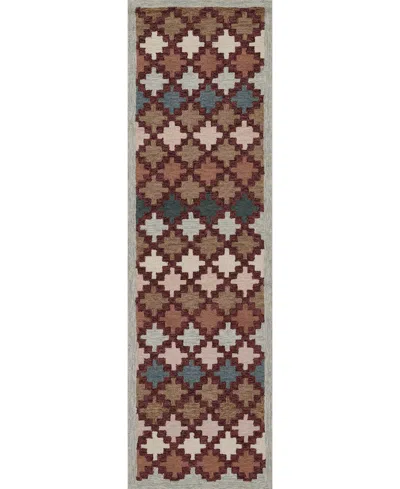 Erin Gates Abbott Abb-2 2'3"x8' Runner Area Rug In Multi