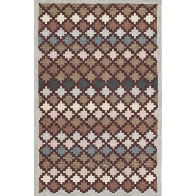Erin Gates By Momeni Abbott Hand Tufted Wool Area Rug In Brown