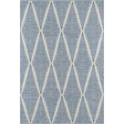 Erin Gates By Momeni Beacon Geometric Indoor Outdoor Rectangular Accent Rug In Gray