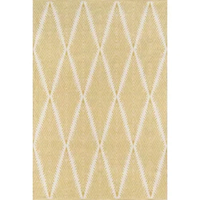 Erin Gates By Momeni Beacon Geometric Indoor Outdoor Rectangular Accent Rug In Yellow