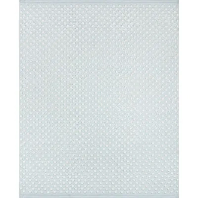 Erin Gates By Momeni Langdon Geometric Handmade Flatweave Wool Blue Area Rug