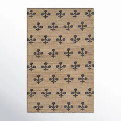 Erin Gates By Momeni Orchard Bloom Blue Hand Woven Wool And Jute Area Rug In Blue;beige