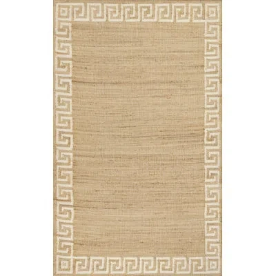 Erin Gates By Momeni Orchard Greek Key Jute And Wool Hand Woven Ivory Area Rug