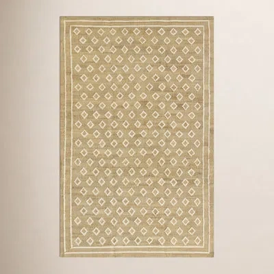 Erin Gates By Momeni Orchard Tiny Diamond Natural Hand Woven Wool And Jute Area Rug In Brown;beige