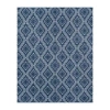 Erin Gates By Momeni Pleasant Geometric Indoor Outdoor Rectangular Accent Rug In Blue