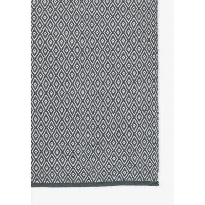 Erin Gates By Momeni River Davis Slate Hand Woven Pet Indoor Outdoor Rug 7'6" X 9'6" In Black