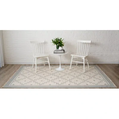 Erin Gates By Momeni Thompson Langley Handwoven Flatweave Wool Gray Rug