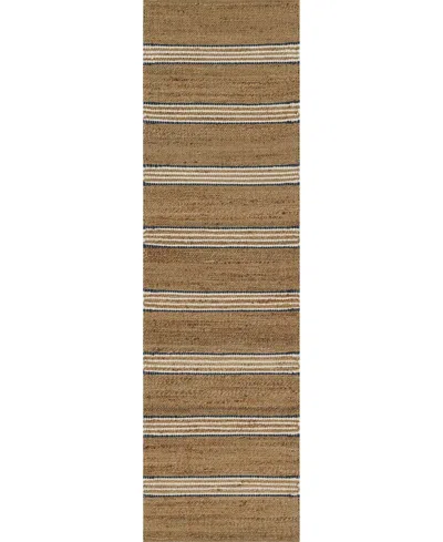 Erin Gates Chestnut Chs-1 2'3"x8' Runner Area Rug In Brown