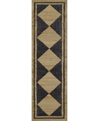 Erin Gates Orchard Orc-5 2'3"x12' Runner Area Rug In Black