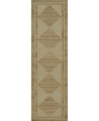 Erin Gates Orchard Orc-5 2'3"x8' Runner Area Rug In Green