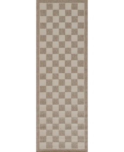 Erin Gates Saybrook Say-3 2'7"x7'6" Runner Area Rug In Neutral