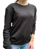 Erin Gray Light Sweatshirt Tee In Black