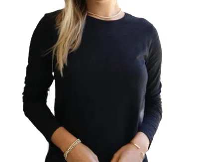 Erin Gray Long Sleeve Tee In Black
