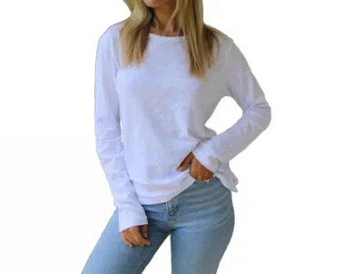 Erin Gray Long Sleeve Tee In White