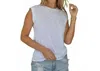 Erin Gray Tyler Muscle Tee In White In White