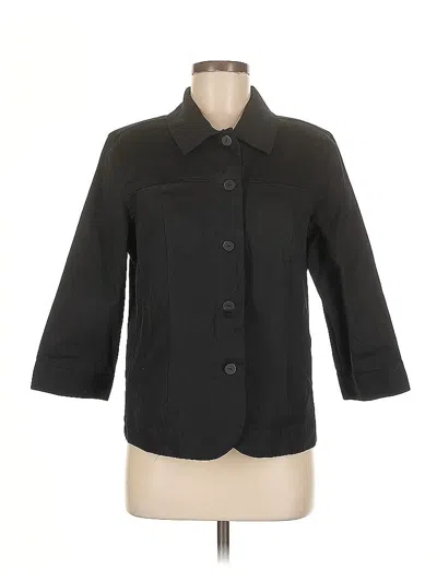 Pre-owned Erin London Blazer Jacket In Black