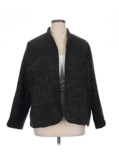 Pre-owned Erin London Blazer Jacket In Black