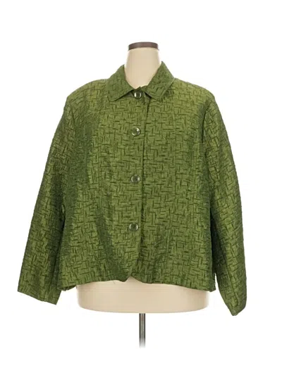 Pre-owned Erin London Jacket In Green