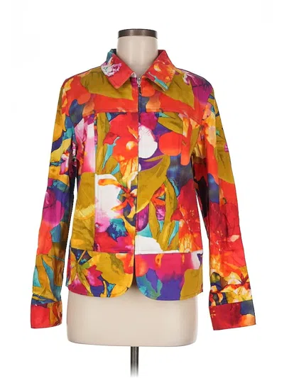 Pre-owned Erin London Jacket In Orange