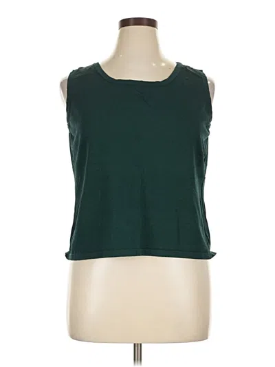 Pre-owned Erin London Sweater Vest In Green