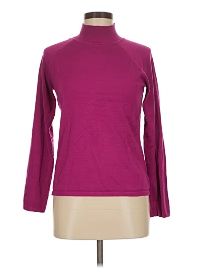 Pre-owned Erin London Turtleneck Sweater In Purple
