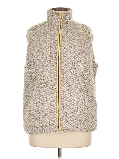 Pre-owned Erin London Vest In Gold