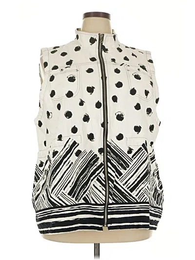 Pre-owned Erin London Vest In Ivory