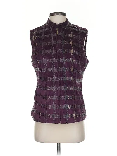 Pre-owned Erin London Vest In Purple