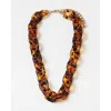 Erin Mcdermott Jewelry Classic Tortoiseshell Necklace In Brown