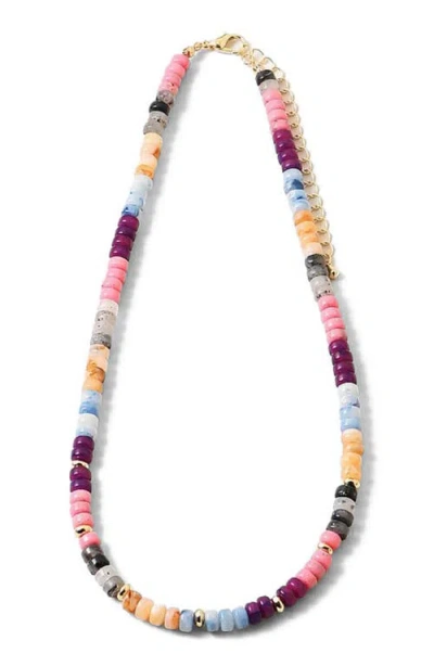 Erin Mcdermott Jewelry French Market Necklace In Purple