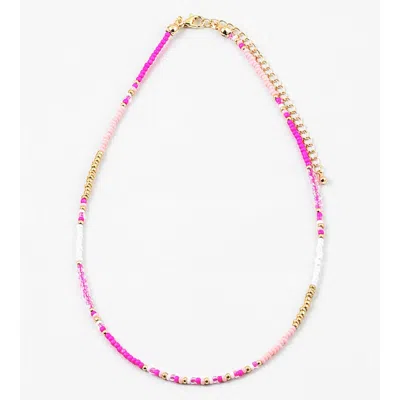 Erin Mcdermott Jewelry Kokomo Tiny Beaded Necklace In Multi