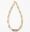 Erin Mcdermott Jewelry Lia Link Necklace In Gold