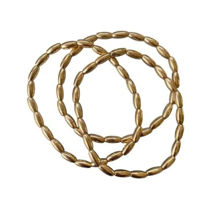 Erin Mcdermott Jewelry Lila Gold Stack Bracelets