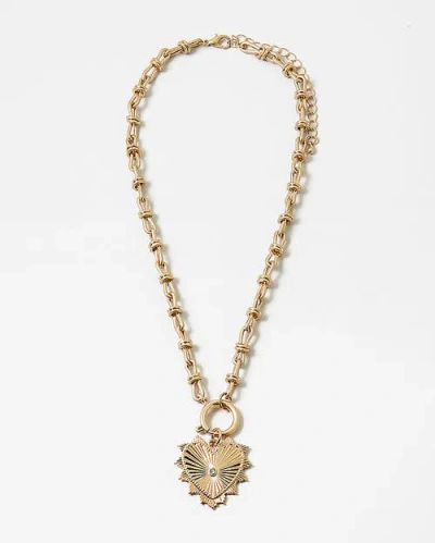 Erin Mcdermott Jewelry Love And Luck Necklace In Gold