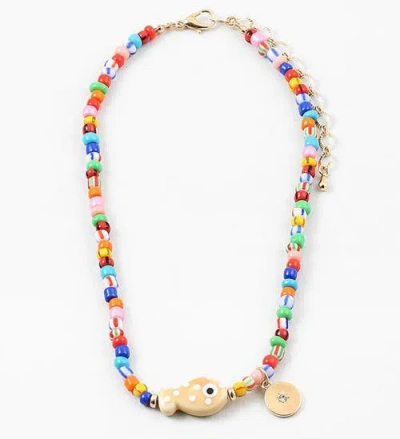 Erin Mcdermott Jewelry Maui Fish Necklace In Multi