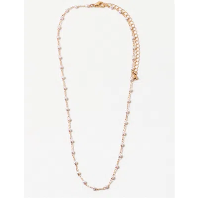 Erin Mcdermott Jewelry Peaceful Tiny Pearl & Gold Necklace