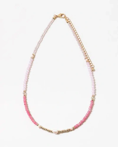 Erin Mcdermott Jewelry Pink Watermelon Necklace In Gold