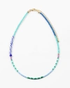 Erin Mcdermott Jewelry Riptide Tiny Beaded Necklace In Multi