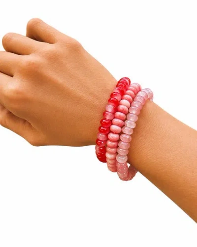 Erin Mcdermott Jewelry Strawberry Lemonade Stack In Pink