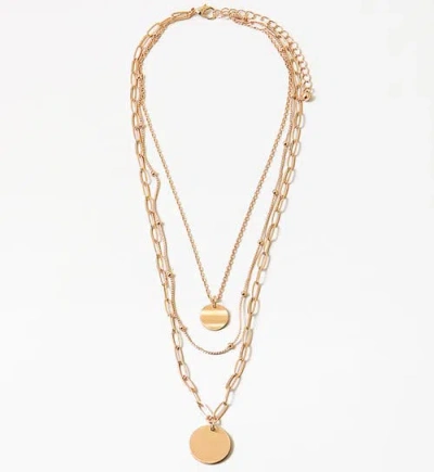 Erin Mcdermott Jewelry Triple Layer Everything In Gold