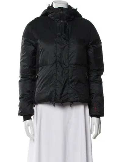 Pre-owned Erin Snow Nylon Jacket In Black