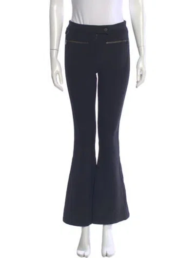 Pre-owned Erin Snow Nylon Wide Leg Pants In Blue