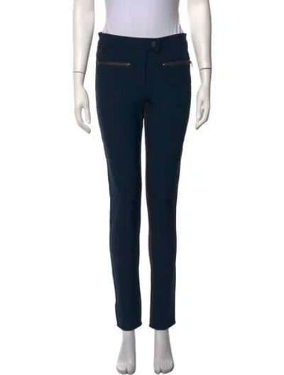 Pre-owned Erin Snow Skinny Leg Pants In Blue