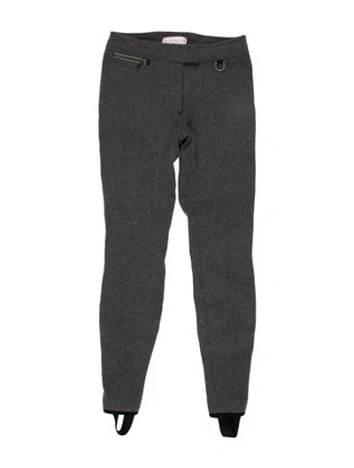 Pre-owned Erin Snow Skinny Leg Pants In Gray